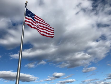 Patriotic American Flag photo