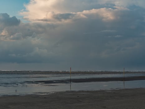 beach at the north sea photo