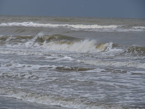 spiekeroog island in the north sea photo