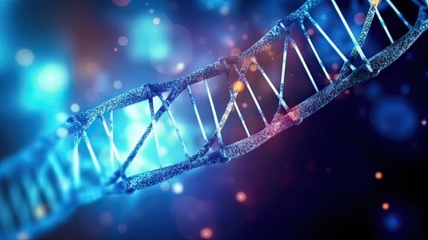 Human cell biology DNA molecular structure. . photo