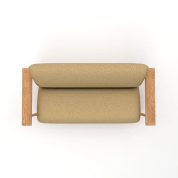 Furniture for modern room interior , Comfortable sofa on white background. Furniture, interior object, stylish sofa, 3d Rendering photo