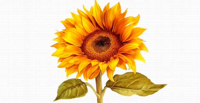 Field of sunflowers in bloom, hot sunny summer, macro shot - image photo