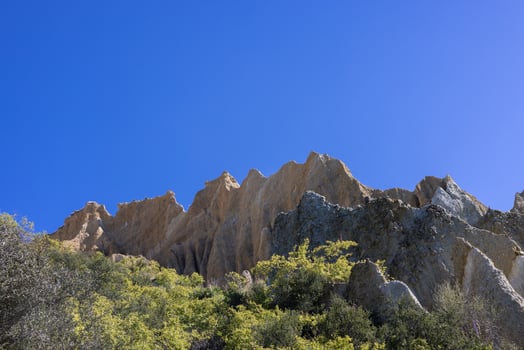 Clay Cliffs, South Island, New Zealand photo