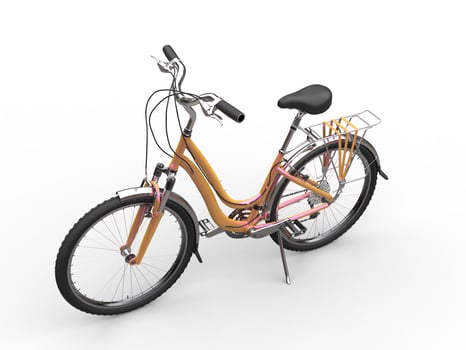 Two tone comfort bicycle photo
