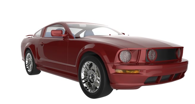 Ford Mustang Red 1 photo