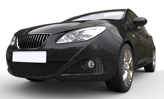 Black Car Headlights photo