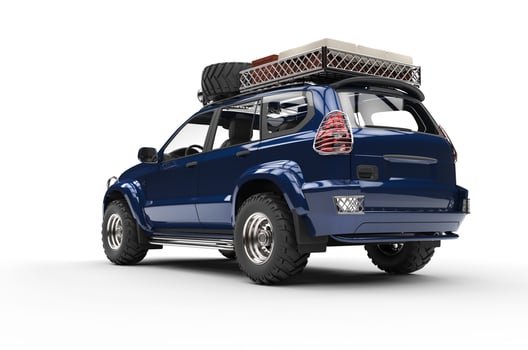 Dark Blue Modern SUV photo
