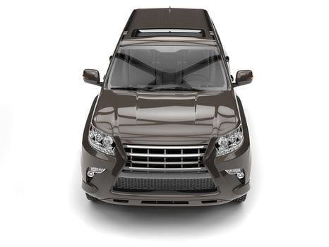 Metallic brown modern SUV photo