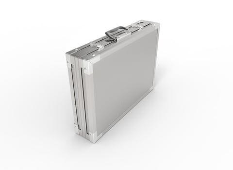 Metal Business Briefcase photo