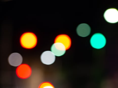 Colorful lights bokeh effect photo