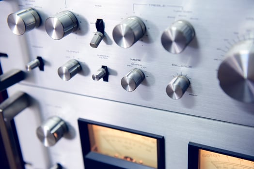 Record player mixer for DJ equipment photo
