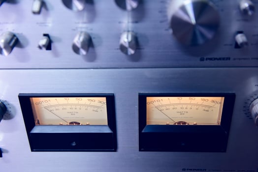 Record player mixer for DJ equipment photo