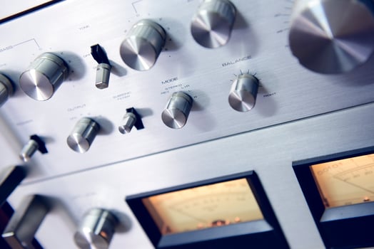 Record player mixer for DJ equipment photo