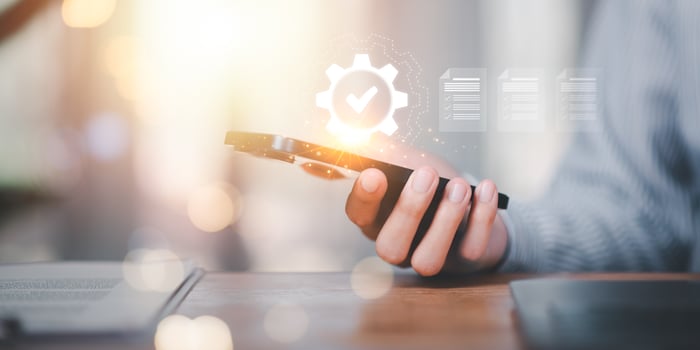 Accountant showing office document auditing concept ,plan review process and assess correctness ,Management of important document storage of organization ,document system ,accountant Audit documents photo