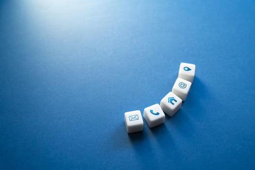 Business contacts on blocks. Communications. Phones, addresses, web pages and geolocation. Business representation. Advertising. Feedback, public customer communication photo