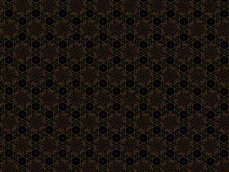 Geometric pattern decoration.Luxury Ornament background.Abstract golden shape pattern texture design photo