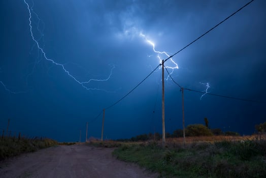 Lightning bolt view photo