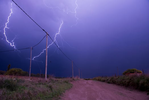 Lightning bolt view photo