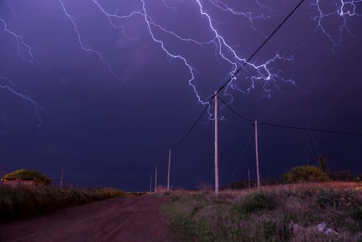 Lightning bolt view photo
