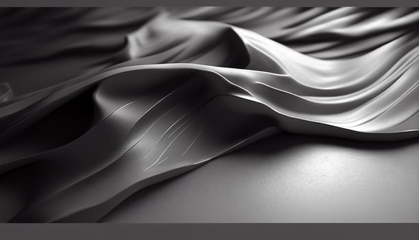 Elegant wavy background of gray painted wall, photo