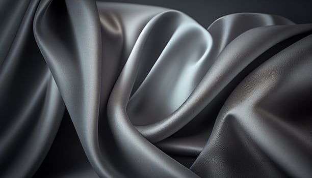 A closeup of elegant silk smooth fabric texture background, photo
