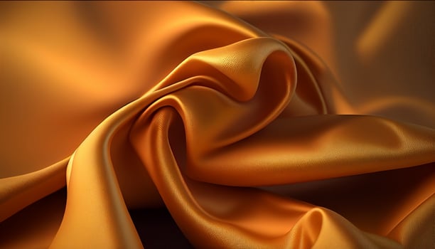 A closeup of elegant silk smooth fabric texture background, photo