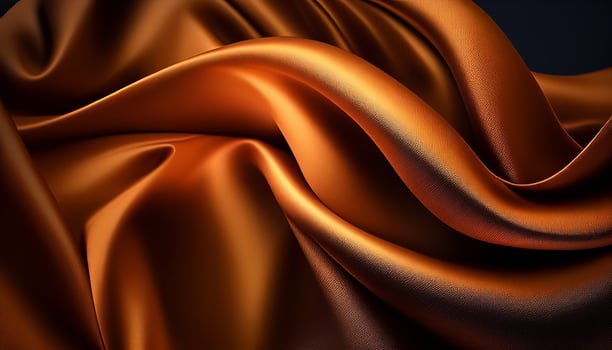 A closeup of elegant silk smooth fabric texture background, photo