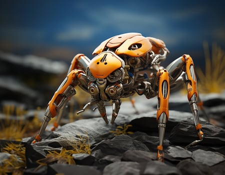 robot ant futuristic. photo