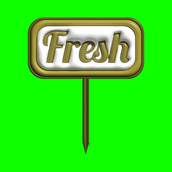 3D Bakery Ingredients Asset with a greenscreen background photo