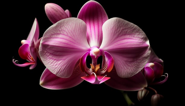 Exotic moth orchid, a symbol of love generated by AI photo