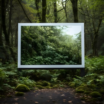 Sign Board Mockup photo