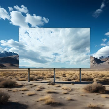 Sign Board Mockup photo