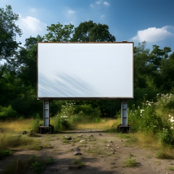 Sign Board Mockup photo