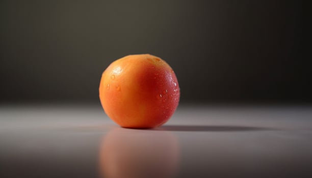 Juicy citrus fruit reflects vibrant nature in refreshing summer snack generated by AI photo