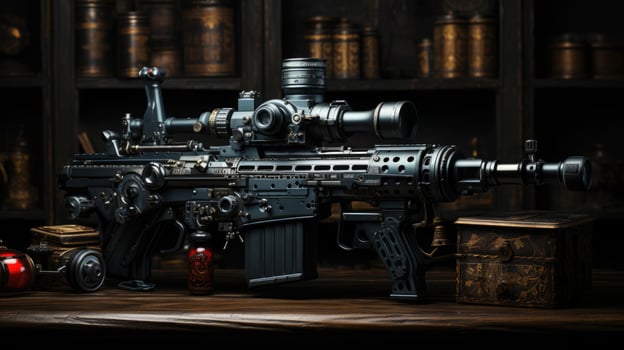 Gun Highly Detailed Professional, photo