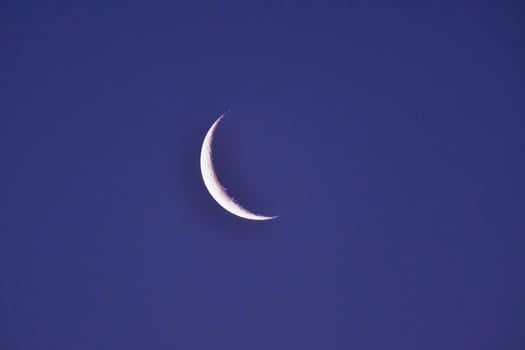 Moon in the sky, Patagonia, Argentina photo