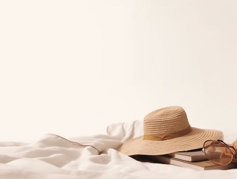 comercial minimalistic boho composition with copy space photo