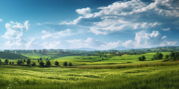 Peaceful Countryside Landscapes background, photo