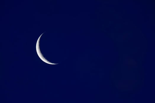 Moon in the sky, Patagonia, Argentina photo