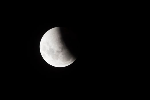 Blood moon, eclipse seen from, La Pampa,January 21, 2019   Argentina photo