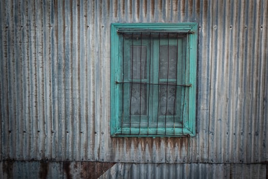 Picturesque typical construction in the town of Puerto Piramides, Peninsula Valdes, Chubut Province, Patagonia, Argentina. photo
