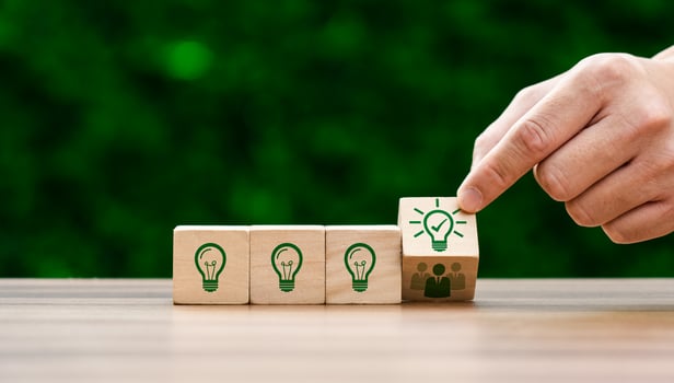 New ideas, business growth with creative technology and creativity. The pioneering solution will change the path of modern entrepreneurs. Drive them to unprecedented success in the digital age. photo