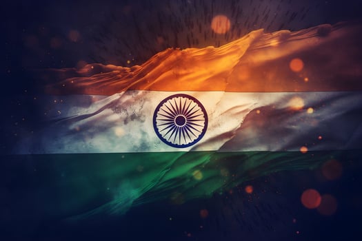 Indian Flag Abstract Background Wallpaper for Independence Day on 15 August photo