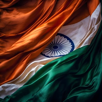 Indian Flag Abstract Background Wallpaper for Independence Day on 15 August photo