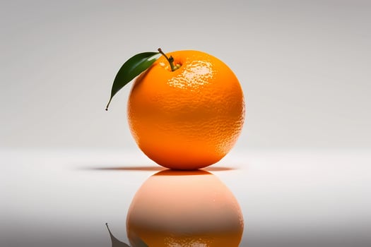orange isolated on a white background. photo