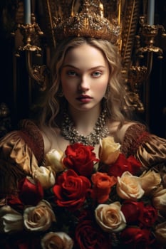 Photo portrait of a fashion women