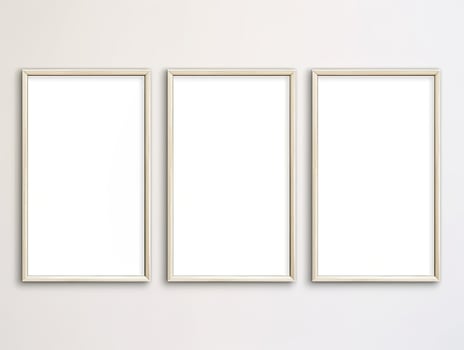 Modern Gallery Wall Poster Frames Mockup illustration photo