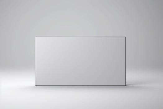 White gift card credit card mockup stacking on grey table background. photo