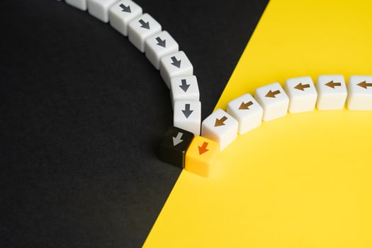 Entering into a competitive state. Protecting your territory and probing the opponent's weakness. Competition between two groups. Leadership skills, foresight and forecasting. photo