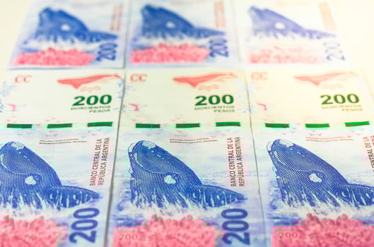 Two hundred pesos, Argentina new banknotes photo